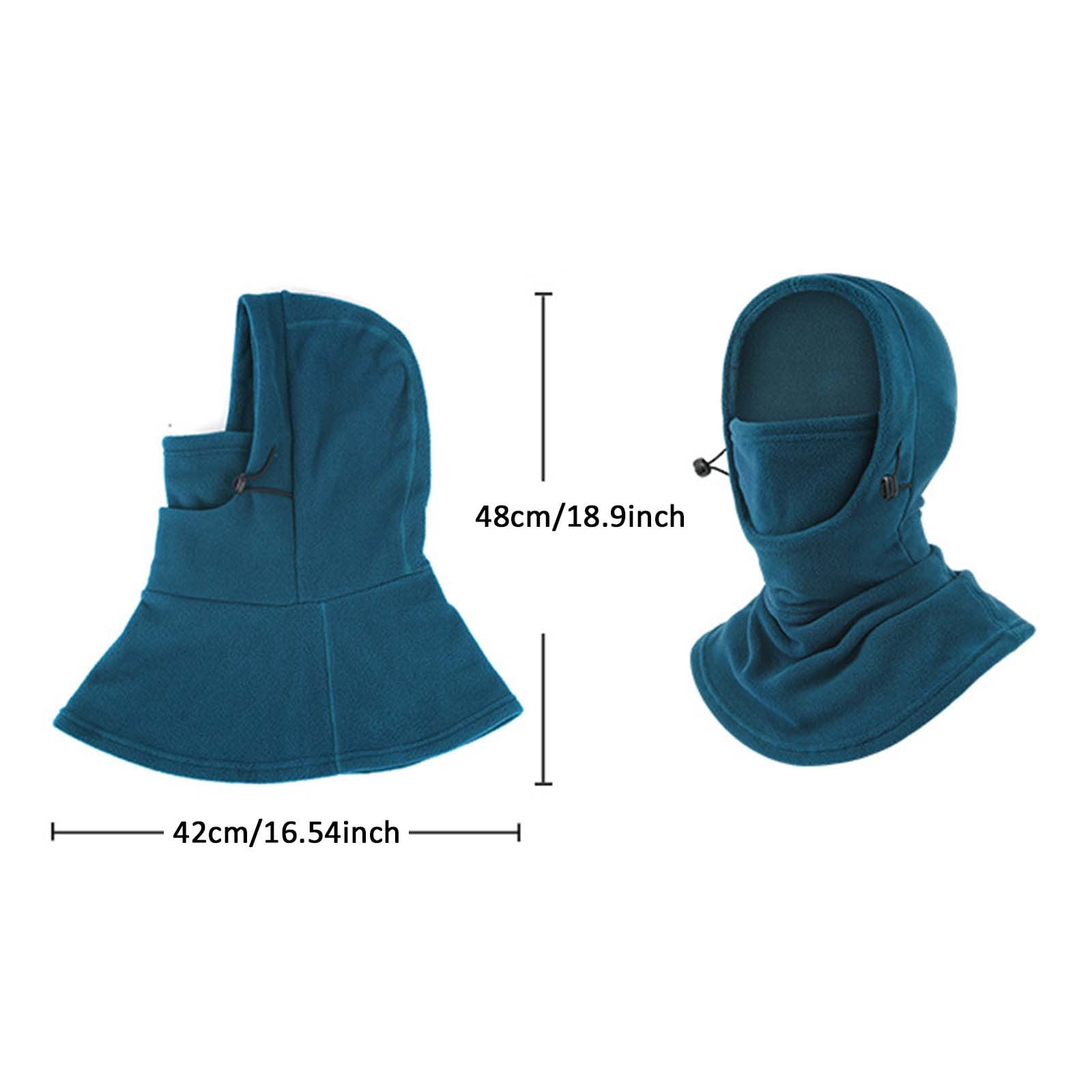 Tanhomme Winter Hats Fleece Lined Knit Cover Set Neck Circle Scarf Ski Snow Hat Cap Winter Fleece Hood Ski Hat For Women Men Thermal Hat Cap Scarf For Cold Weather