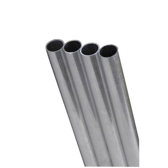 K & S 83032 0.31 x .035 x 12 in. Round Aluminum Tube