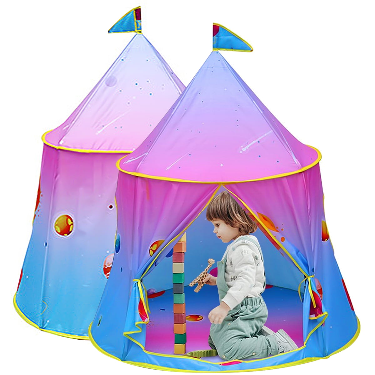 Tent toy house indoor and outdoor baby folding outdoor camping game house 
