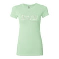 thumbnail image 2 of Wild Bobby, Thou Shall Not Try Me Mood 24:7, Inspirational/Christian, Women Slim Fit Junior Tee, Mint, Medium, 2 of 4