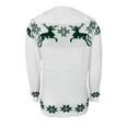 thumbnail image 6 of Women Christmas Sweaters Long Sleeve Elk Snowflake Print Knit Tops, 6 of 7
