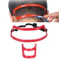 thumbnail image 4 of Guía De Afeitado Del Cabello, Plantilla De Afeitado De Plástico Con Correa Ajustable Para Corte De Pelo Automático, 4 of 7