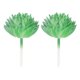 thumbnail image 1 of Uxcell Picos de Suculentas Artificiales Sin Maceta Plantas Suculentas Falsas Pequeñas Verdes 2 Paquete, 1 of 5