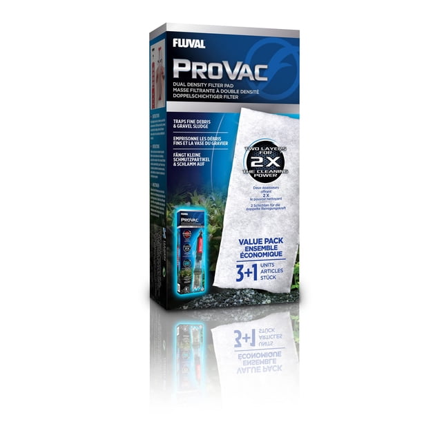Almohadilla filtrante Fluval ProVac de doble densidad para aspiradora de grava