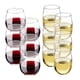 thumbnail image 1 of Juego de 12 Copas de Vino Sin Tallo Libbey, 1 of 9