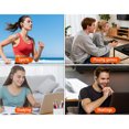 thumbnail image 3 of Matsuzay Auriculares Bluetooth con pantalla táctil. Estéreo de alta definición. Construcción duradera. Ideales para fitness y viajes. Electrónica Beige-Naranja Traducción de IA, 3 of 4