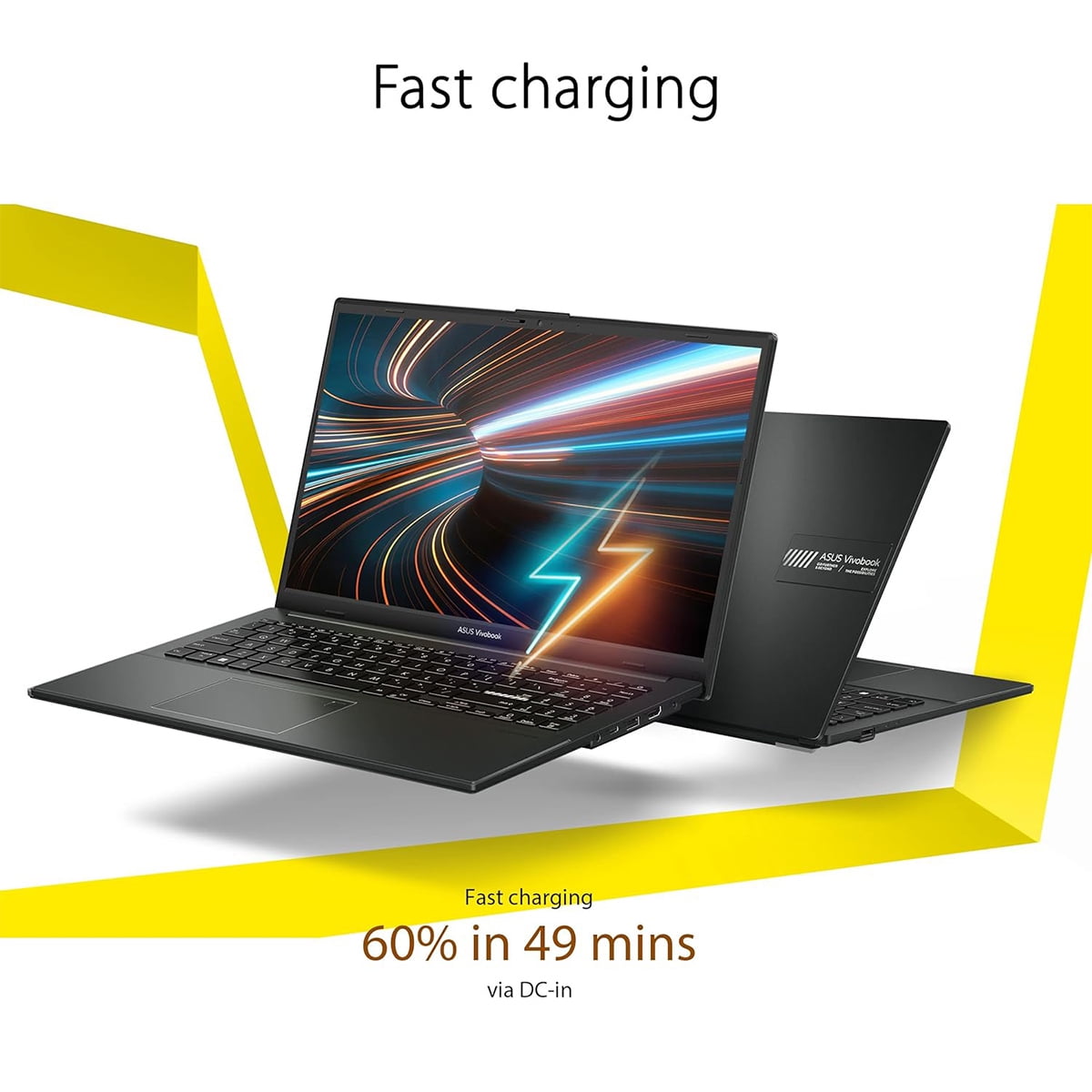 ASUS Vivobook Go 15.6 in Laptop, AMD Ryzen 3 7320U, 8GB RAM, 128GB SSD, Mixed Black