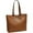 Brown, variant on P6249 Miranda Leather Tote 15 x 13.5 x 4.5