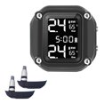thumbnail image 1 of Amdohai Motorcycle Real-time Tire Pressure Monitoring System Digital Time Display Abnormal Alarm Waterproof Magnetic Suction Charge (Built-in Type), 1 of 8