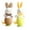 5-Easter Bunny 2pcs, variant on St Patricks Day Birds Decorations Plush Bird Decorations Bird Figurines Doll Table Ornament Plush Bird Fabric Bird for Gifts Indoor Outdoor Office Shelf Garden Birthday Party Favors Ornaments