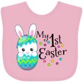thumbnail image 3 of Inktastic My First Easter- Bunny in an Egg Boys or Girls Baby Bib, 3 of 4
