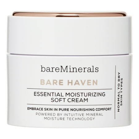 bareMinerals Bare Haven Essential Moisturizing Soft Face Cream, 1.7 Oz