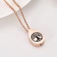 thumbnail image 3 of Teardrop Urn Necklaces for Ashes Tree of Life Memorial Ashes Lockets, Cremation Jewelry Keepsake Pendant for Ashes for Women for Men, 3 of 5