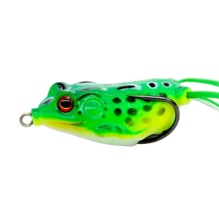 ASKMZ 5.5cm 12g Artificial Bait Multi-layer Printing Bite-resistant Simple Installation Thunder Frog Attract Black Fish Fake Bait for Fishing