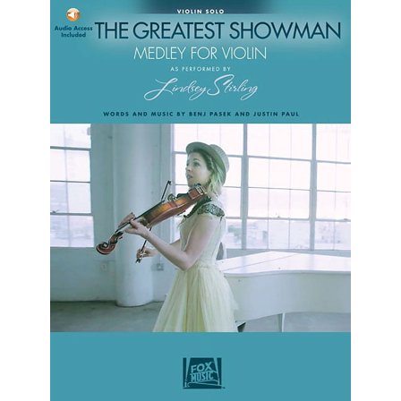 The Greatest Showman: Medley for Violin Arranged by Lindsey Stirling - Book/Online Audio, (Paperback)
