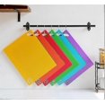 thumbnail image 3 of 6-piece Cutting Board, Extra-thick Plastic Non-slip Cutting Board, With Food Icon, 3 of 3