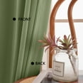 thumbnail image 6 of SMILETIME Back Tab Curtains, 2-Panel Set Rod Pocket & Pinch Pleat Design Light-Filtering & Thermal Insulation Ideal for Living Room, Bedroom & Office Windows, 6 of 7