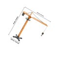 thumbnail image 2 of OULII Diecast Tower Crane Model Plastic Multi 1 Set for Construction Simulation at Construction Site, 2 of 8