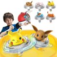 thumbnail image 2 of Pokemon Rotary Gyro Launcher Beyblade Burst Cartoon Pikachu Gyroscope Mew Eevee Metal Gyro Toys Christmas Gift for Children Toy, 2 of 4