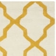 thumbnail image 4 of SAFAVIEH Cambridge Liam Geometric Wool Area Rug, Ivory/Gold, 2' x 3', 4 of 6