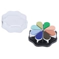 thumbnail image 1 of 8 Color Finger Ink  Pads, Cotton Curtain Convenient Petal  Pad Stable And Durable Simple To Use With 10 Pcs For Various Styles Of Curtains 1023 Boardwalk, 1 of 8