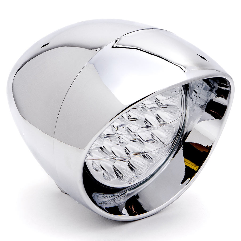 7" Chrome LED Headlight For Honda  Shadow Spirit Velorex Deluxe 600 750 1100 