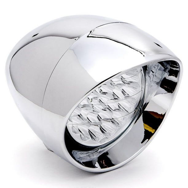 Krator 7 Chrome Led Headlight Cruiser Daytime Running And Low Beam For Honda Vtx 1300 C R S Retro Walmart Com Walmart Com