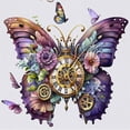 thumbnail image 1 of (NH3910) Resina Diamante Serie Animal Mariposa Mecánica Diamante 40*40CM, 1 of 9