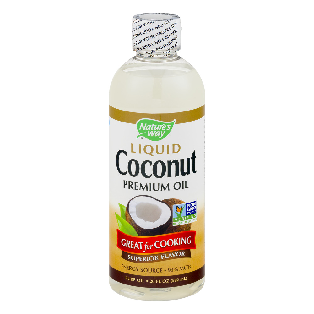 Nature's Way Liquid Coconut Premium Oil, 20 Oz