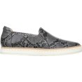 thumbnail image 2 of Women's SOUL Naturalizer Kemper2 Slip On Sneaker Grey Black Snake Smooth Synthetic Leather 5.5 M, 2 of 6