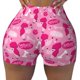 thumbnail image 2 of Balery Poodle Dog Pantalones cortos de entrenamiento estampados para mujer, sin costuras, ajustados, para gimnasio, yoga, correr, deportes, ejercicio activo, fitness.-Small, 2 of 8