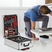 UBesGoo 799 Pcs Tool Set, Household Repair Hand Tool Kit, Mechanics Tool Kit, with Trolley Case, Silver