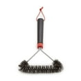 thumbnail image 6 of Weber 12" Three-Sided Bristle Stainless Steel Cleaning Brush, Black, 1 Total Count, 1 Pack, 6 of 7