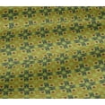 thumbnail image 5 of oneOone Viscose Jersey Fabric Check & Triangle Ikat Printed Fabric 1 Yard 60 Inch Wide, 5 of 5