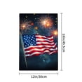 thumbnail image 4 of Amhnf American Flag With Fireworks Garden Flag For Home Outdoor Garden Yard Decor 12x18 inch, 4 of 5