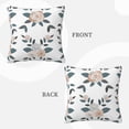 thumbnail image 3 of ZICANCN Rose Colorful Floral Throw Pillow Covers, Bed Couch Sofa Knit Decorative Pillow Covers for Living Room Farmhouse, 12"x12", 3 of 8