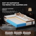 TOPAOK 14 inch Full Mattress, Firm Hybrid Mattress with 800+ Pocket ...