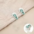 thumbnail image 3 of Clip para Funda de Edredón, 6 Uds., para Cambios, Antideslizante, Desmontable, Sin Agujas, Fijador de Sábanas, Soporte , Clip Fijador verde perfecl Clips de edredón de edredón, 3 of 7