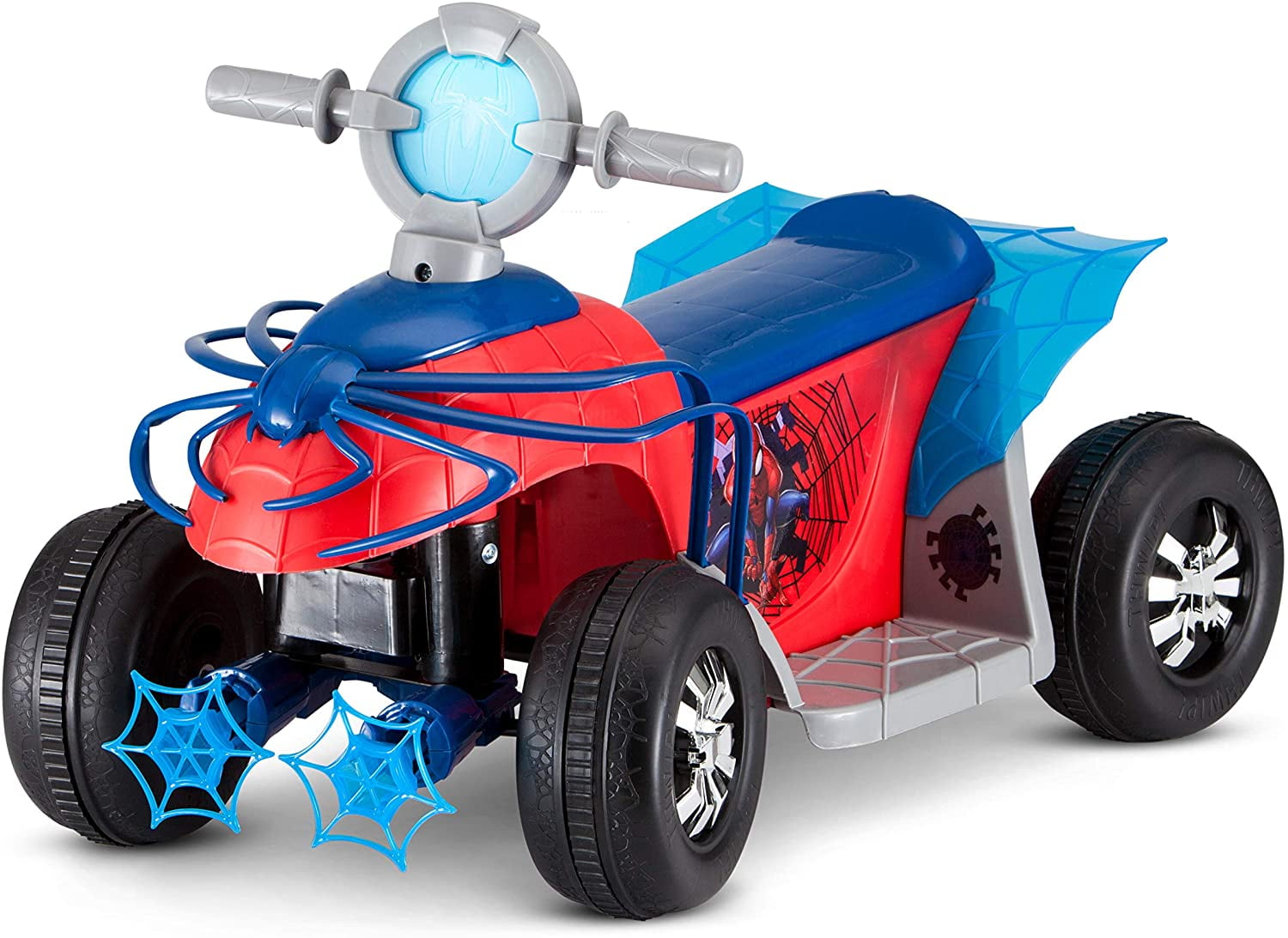 Marvel�s SpiderMan Premium Toddler Quad, 6V RideOn Toy