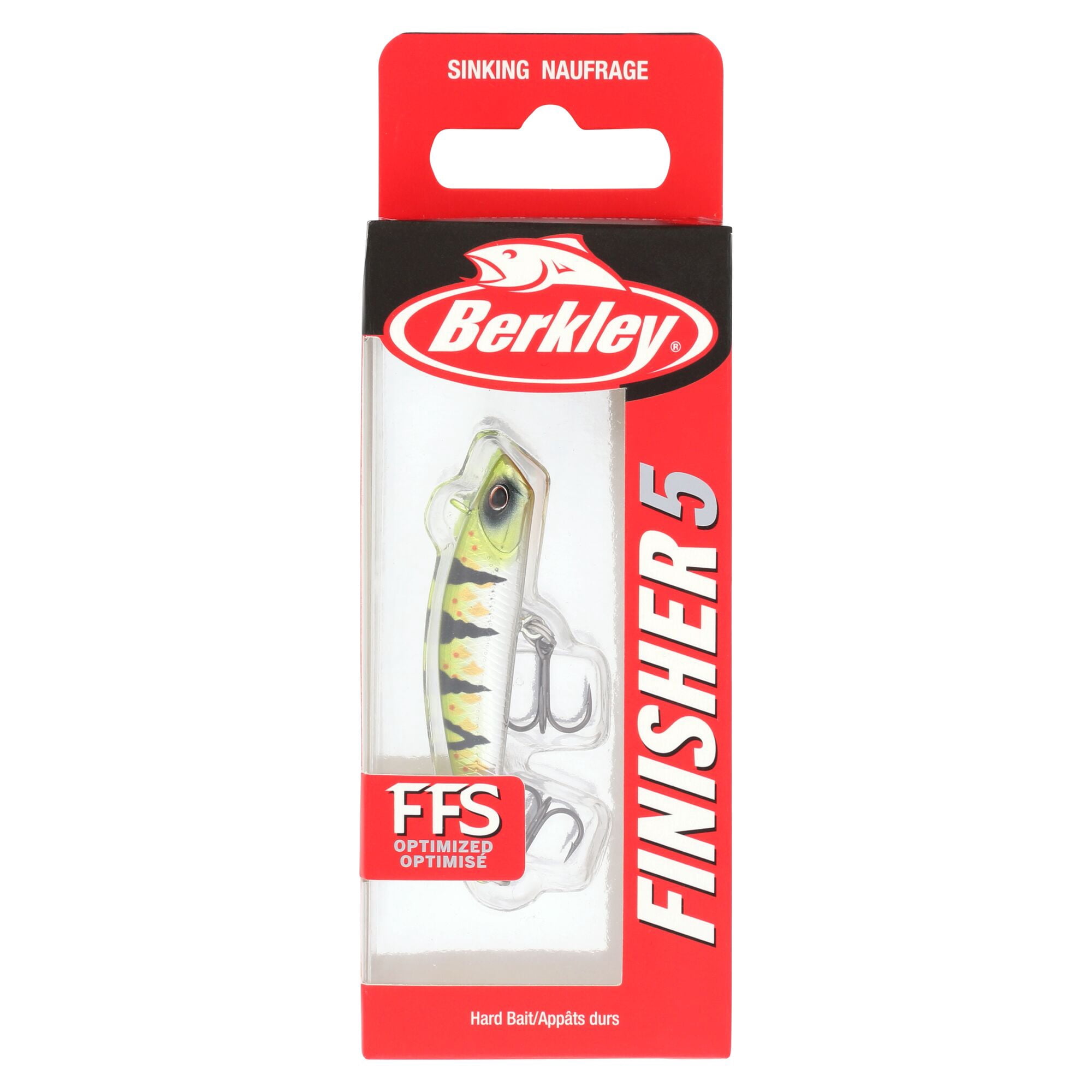 Berkley Finisher, 2 in, Glide Baits, Chrome Perch (1 Count)