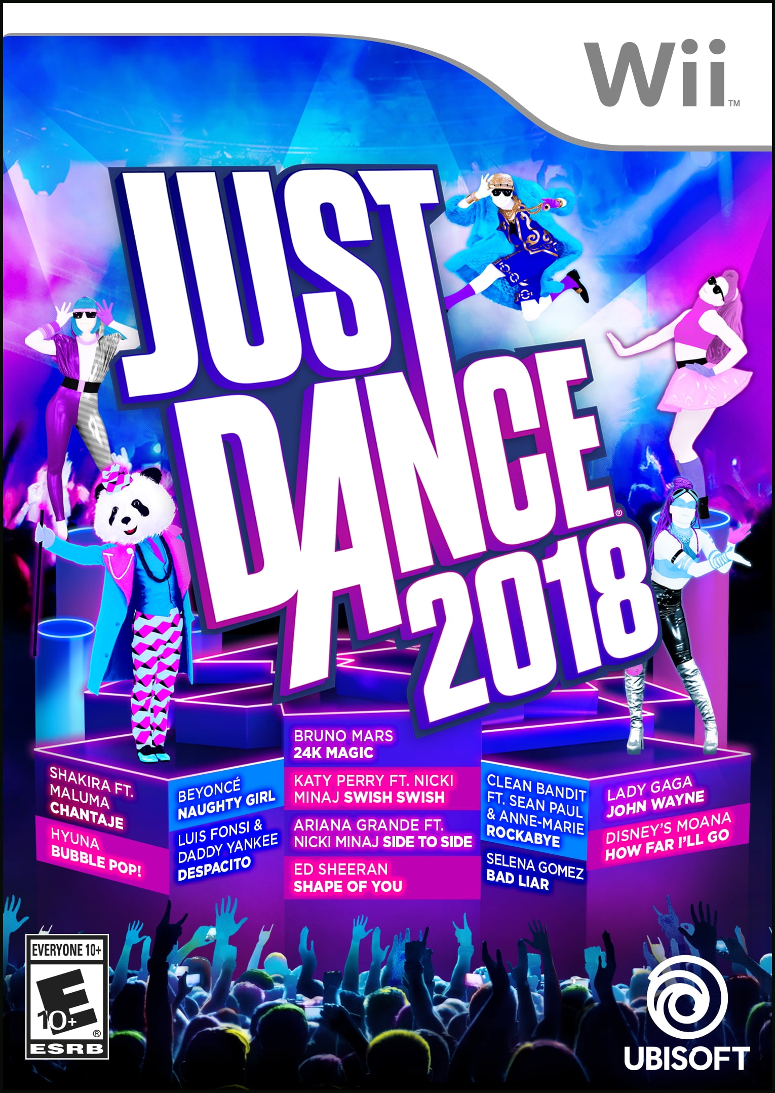 Just Dance 2018, Ubisoft, Nintendo Wii 