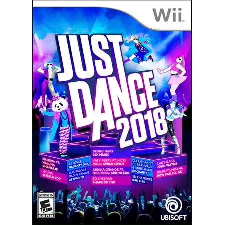 Just Dance 2018, Ubisoft, Nintendo Wii, (Dance Dance Revolution Best Hits)