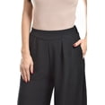 thumbnail image 4 of Pantalon de pierna ancha Roman Fashion / Juvenil, 9202 (Negro) negro G, 4 of 5