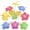 Flower, variant on 100Pcs Umbrella Straws for Drinks, Colorful Cocktail Straws with Mini Umbrellas, Tiki Party Supplies, Parasol Drinking Straws for Margarita, Pina Colada(Flower Shape)