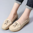 thumbnail image 4 of Women Penny Loafer Casual Comfort Slip on Shoes Walking Flat Driving Wide Width Shoes Ladies, 4 of 8