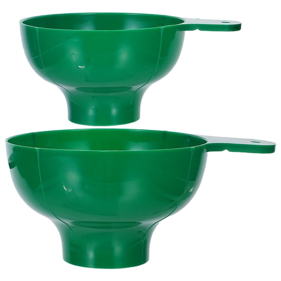 BRIGHTFUFU 2pcs Large Mouth Funnel Plastic Food Liquid Funnel Filling Bottles Funnel