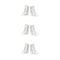 thumbnail image 2 of Vogacara Fashion Boot High Heeled Shoes for Female 12inch Action Figures Accessory Type1 NO1, 2 of 6
