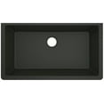 thumbnail image 2 of Moen GGB4010B 33-Inch Wide x 9.5-Inch Deep Undermount Granite Single Bowl Kitchen Sink, Black, 2 of 7