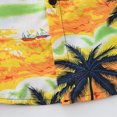 thumbnail image 5 of kaprioy Toddler Baby Boy Summer Outfits Little Kids Hawaiian Clothes Short Sets Sunset Palm Leave Top Shirt T-shirt Tops Shorts 2PCS Clothes Set, 5 of 7