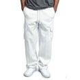 thumbnail image 2 of Sinhoon Men's Urban Straight Leg Jogger Cotton Fleece Cargo Pocket Sweat Pants, 2 of 4